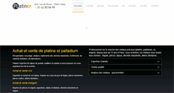 Desktop Screenshot of platinor.fr