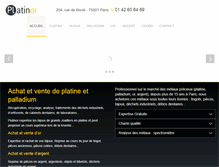 Tablet Screenshot of platinor.fr